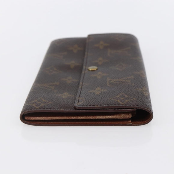 LOUIS VUITTON Monogram Portefeuille Sarah Long Wallet M61734 LV Auth ka309