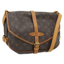 LOUIS VUITTON Monogram Saumur 30 Shoulder Bag M42256 LV Auth ka3095-1