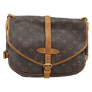 LOUIS VUITTON Monogram Saumur 30 Shoulder Bag M42256 LV Auth ka3095-2