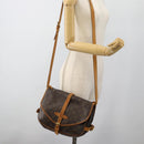 LOUIS VUITTON Monogram Saumur 30 Shoulder Bag M42256 LV Auth ka3095-28