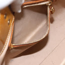 LOUIS VUITTON Monogram Vernis Reade PM Hand Bag Beige M91144 LV Auth ka3100-20