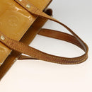 LOUIS VUITTON Monogram Vernis Reade PM Hand Bag Beige M91144 LV Auth ka3100-7