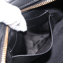 FENDI Versace collaboration Shoulder Bag Leather Black Gold Auth ka3101V-21