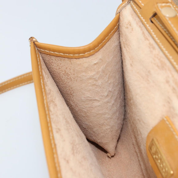 GUCCI Micro GG Supreme Shoulder Bag PVC Beige Gold 004 89 1041 Auth ka3102