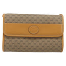 GUCCI Micro GG Supreme Shoulder Bag PVC Beige Gold 004 89 1041 Auth ka3102-2