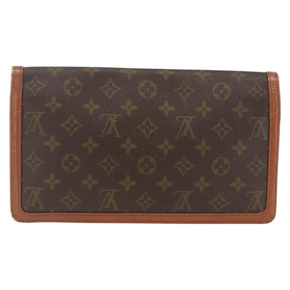 LOUIS VUITTON Monogram Pochette Dam GM Clutch Bag M51810 LV Auth ka3103