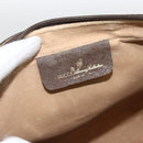 GUCCI GG Supreme Clutch Bag PVC Beige Gold 156 01 053 Auth ka3105-16