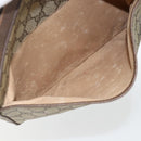 GUCCI GG Supreme Clutch Bag PVC Beige Gold 156 01 053 Auth ka3105-21