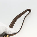 GUCCI GG Supreme Clutch Bag PVC Beige Gold 156 01 053 Auth ka3105-8
