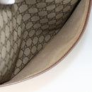 GUCCI GG Supreme Web Sherry Line Tote Bag PVC Beige Red Auth ka3106-19