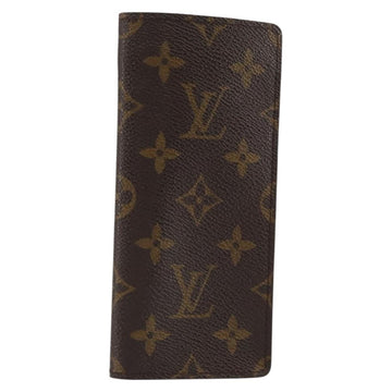LOUIS VUITTON Monogram Etui Lunette Simple Glasses Case LV Auth ka311