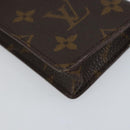 LOUIS VUITTON Monogram Etui Lunette Simple Glasses Case LV Auth ka311-16