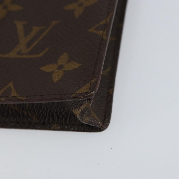 LOUIS VUITTON Monogram Etui Lunette Simple Glasses Case LV Auth ka311