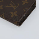 LOUIS VUITTON Monogram Etui Lunette Simple Glasses Case LV Auth ka311-14
