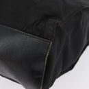 PRADA Tote Bag Nylon Black Silver Auth ka3110-15