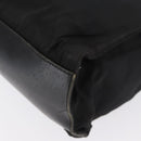 PRADA Tote Bag Nylon Black Silver Auth ka3110-17
