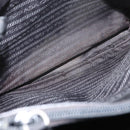 PRADA Tote Bag Nylon Black Silver Auth ka3110-10