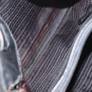 PRADA Tote Bag Nylon Black Silver Auth ka3110-23