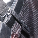 PRADA Tote Bag Nylon Black Silver Auth ka3110-26