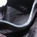 PRADA Tote Bag Nylon Black Silver Auth ka3110-27