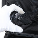 PRADA Tote Bag Nylon Black Silver Auth ka3110-28