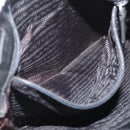 PRADA Tote Bag Nylon Black Silver Auth ka3110-29