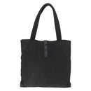 PRADA Tote Bag Nylon Black Silver Auth ka3110-2