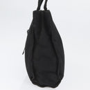 PRADA Tote Bag Nylon Black Silver Auth ka3110-4