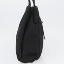 PRADA Tote Bag Nylon Black Silver Auth ka3110-5
