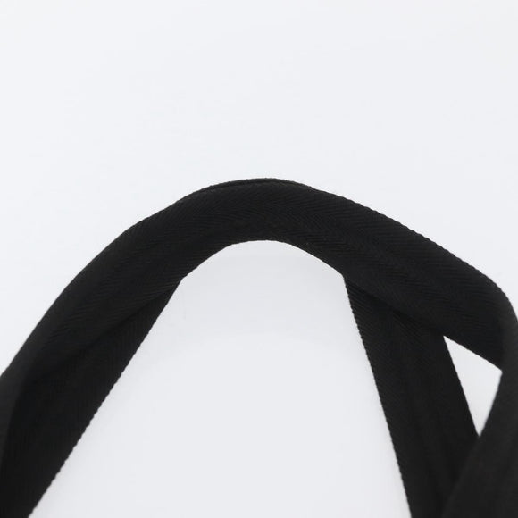 PRADA Tote Bag Nylon Black Silver Auth ka3110