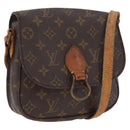LOUIS VUITTON Monogram Saint Cloud MM Shoulder Bag M51243 LV Auth ka3112-1