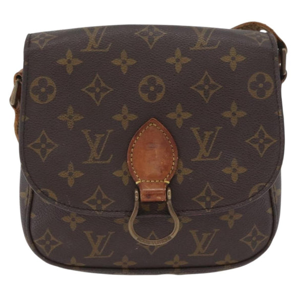 LOUIS VUITTON Monogram Saint Cloud MM Shoulder Bag M51243 LV Auth ka3112