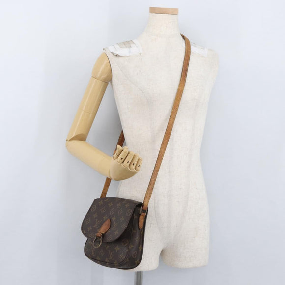 LOUIS VUITTON Monogram Saint Cloud MM Shoulder Bag M51243 LV Auth ka3112