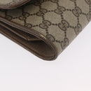 GUCCI GG Supreme Shoulder Bag PVC Beige Gold Auth ka3113-9
