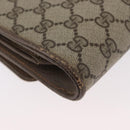 GUCCI GG Supreme Shoulder Bag PVC Beige Gold Auth ka3113-15