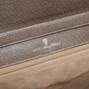 GUCCI GG Supreme Shoulder Bag PVC Beige Gold Auth ka3113-18