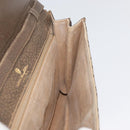 GUCCI GG Supreme Shoulder Bag PVC Beige Gold Auth ka3113-19