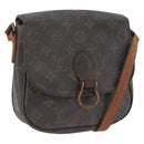 LOUIS VUITTON Monogram Saint Cloud MM Schoudertas M51243 LV Auth ka3114-1