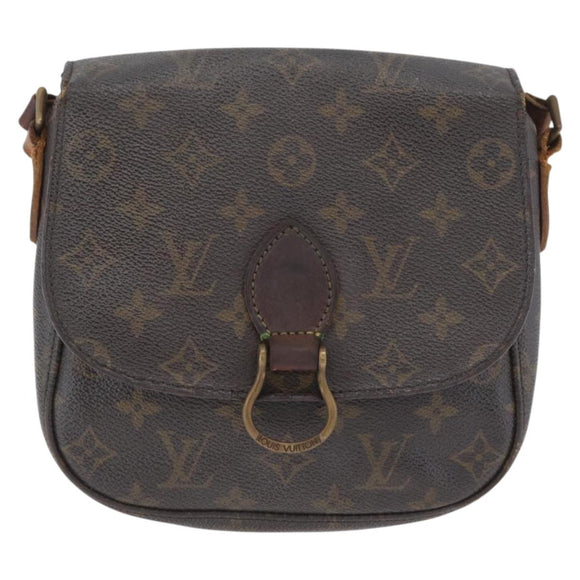 LOUIS VUITTON Monogram Saint Cloud MM Schoudertas M51243 LV Auth ka3114