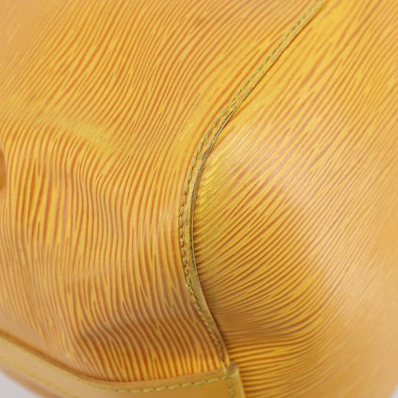 LOUIS VUITTON Epi Petit Noe Shoulder Bag Yellow M44109 LV Auth ka3115
