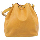 LOUIS VUITTON Epi Petit Noe Shoulder Bag Yellow M44109 LV Auth ka3115-2