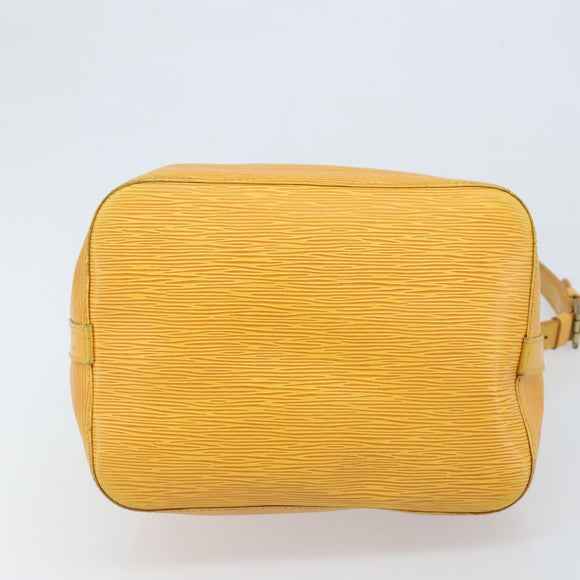 LOUIS VUITTON Epi Petit Noe Shoulder Bag Yellow M44109 LV Auth ka3115