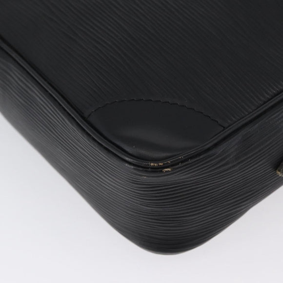 LOUIS VUITTON Epi Trocadero 23 Schoudertas Zwart M52302 LV Auth ka3119