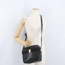 Salvatore Ferragamo Shoulder Bag Leather Black Gold Auth ka3122A-23