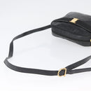 Salvatore Ferragamo Shoulder Bag Leather Black Gold Auth ka3122A-7