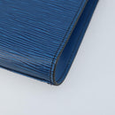 LOUIS VUITTON Epi Art Deco Clutch Bag Blue M52635 LV Auth ka3124-15