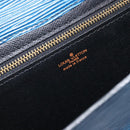 LOUIS VUITTON Epi Art Deco Clutch Bag Blue M52635 LV Auth ka3124-9