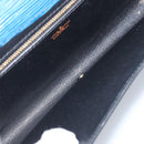 LOUIS VUITTON Epi Art Deco Clutch Bag Blue M52635 LV Auth ka3124-10