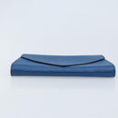 LOUIS VUITTON Epi Art Deco Clutch Bag Blue M52635 LV Auth ka3124-6