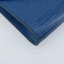 LOUIS VUITTON Epi Art Deco Clutch Bag Blue M52635 LV Auth ka3124-14